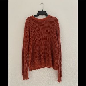 American Eagle Orange Sweater, Size Small Don’t Ask Why Line